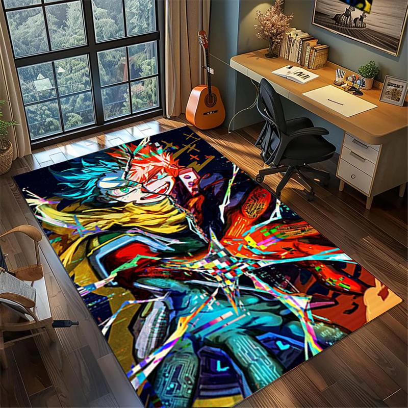 Area Rug My Hero Academia Non Slip Washable Large Carpet Bedroom Gamer Room Home Decor