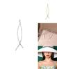 Stylish Crossed Line Earrings Japanese Ol Style Sweet And Charming Personalized