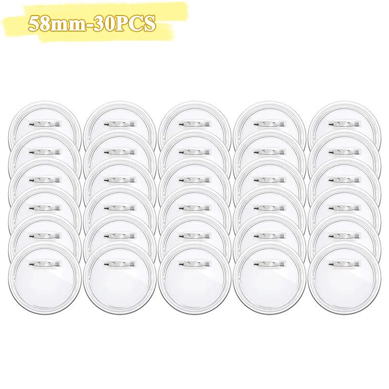 DIY Round Pin Button Maker Kit Craft Custom Name Tags Brooches & Cosplay Accessories for Parties & Events