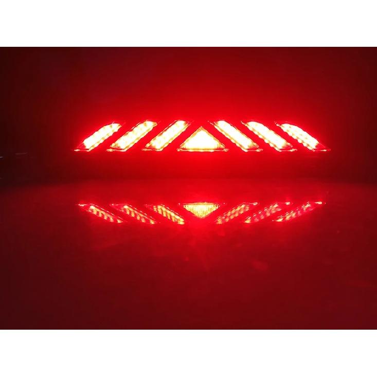 Car Flashing 1PCS Rear Bumper Fog light For Toyota CHR C-HR 2016 2017 2018  LED day light white fog lamp Red car styling