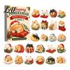 Holiday Gift Box Dog Advent Calendars 2026 Cute 24 Days Christmas Countdown Calendar 2D Acrylic Collectible Figures for Lovers Kids Adults