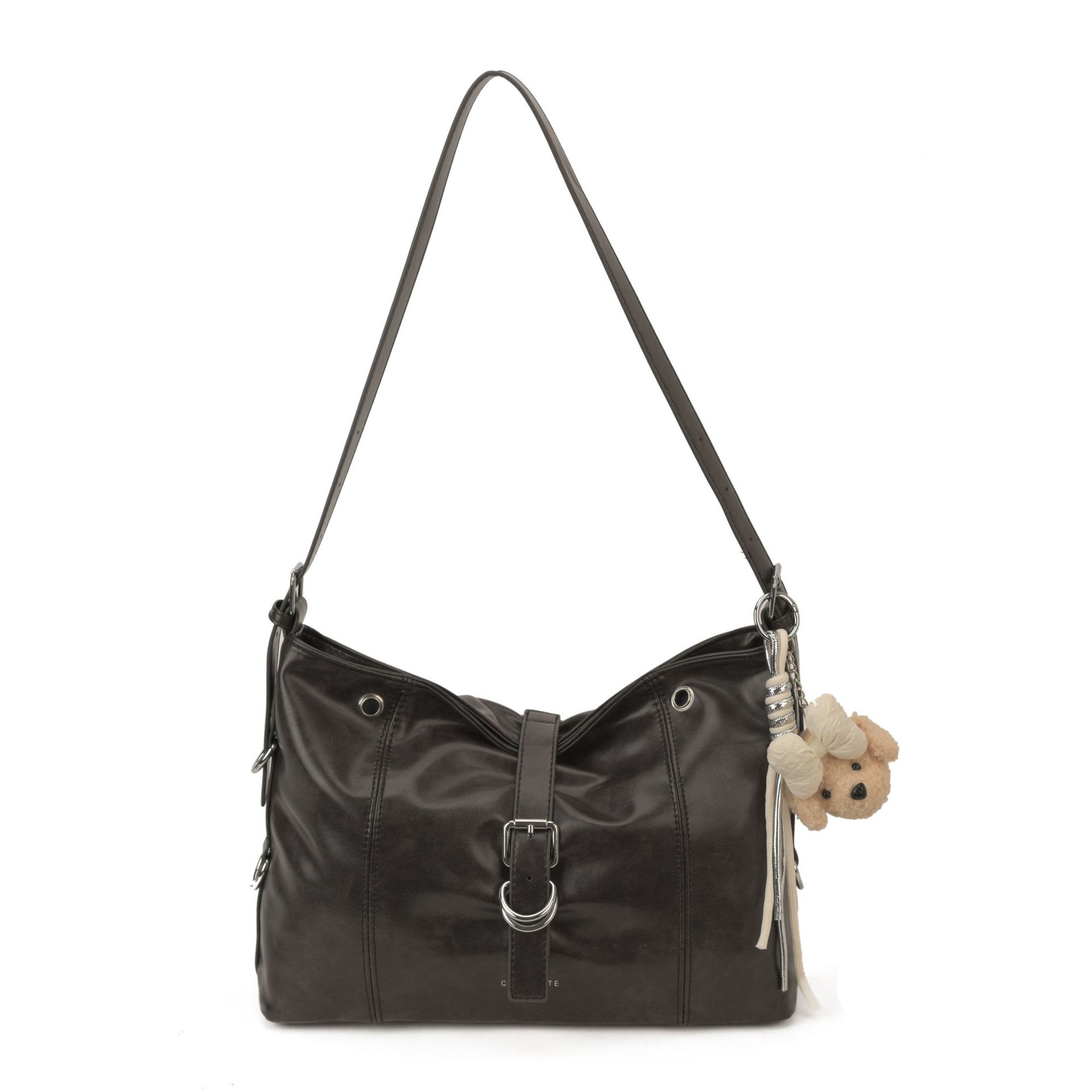 

Light Luxurious All-match Tote Bag Women Fashionable Relaxed Large Capacity Single-shoulder Cross-body 36x12.5x25 чорний