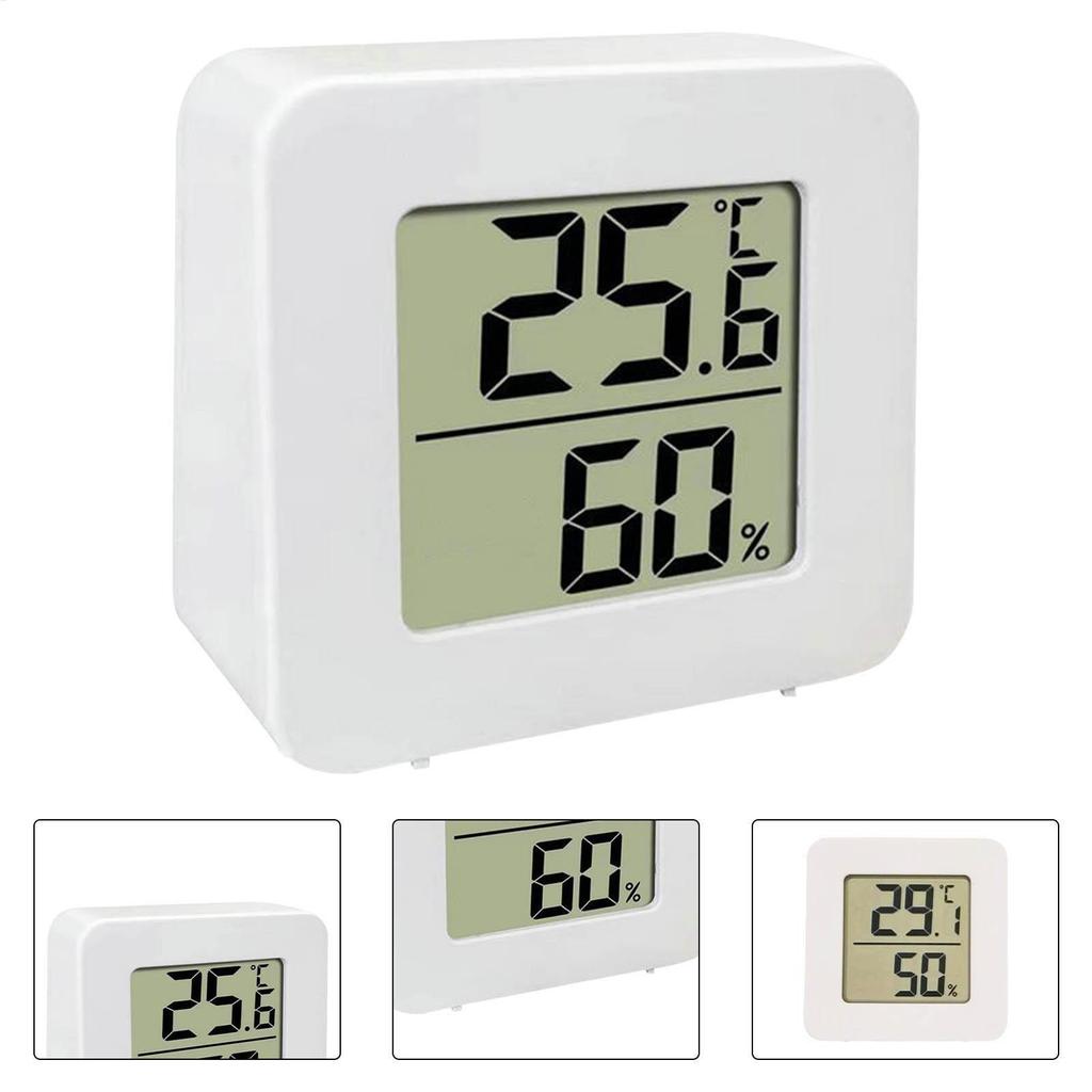 Humidity Meter Room Temperature Gauge Accurate Electronic LCD Display Meter for Refrigerator Baby Room RV Greenhouse Laboratory
