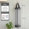 1/2/3 Pcs Hanging Mesh Bag Organizer With Breathable Grid Design Durable Straps For Kitchen Bathroom Home Storage