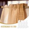 4Pcs Curtain Rod Brackets Double-Slot Classic Style Easy Install Stable Wall Mounted Curtain Support for Rods 26-28Mm Home