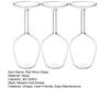 Inverted Wine Glass Set High Borosilicate Glass Heat-Resistant Goblets for Red White Wine Cocktails Unique Home Bar Gift