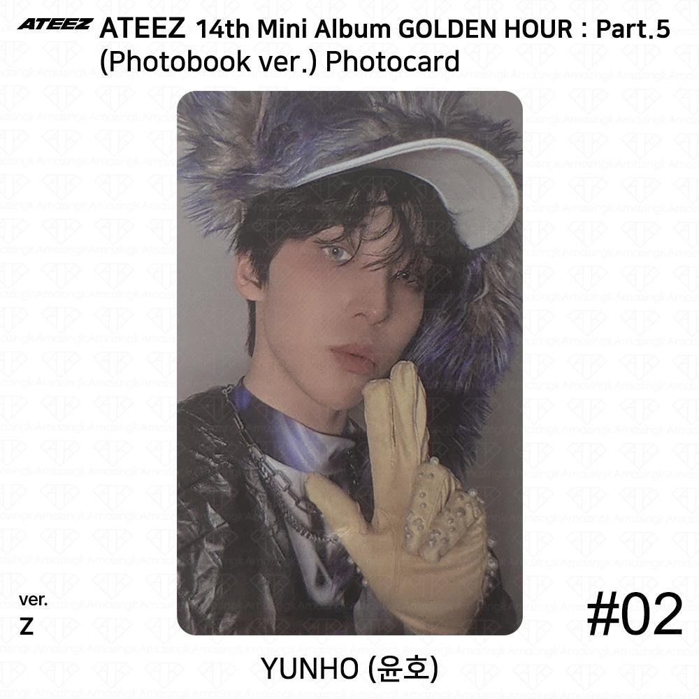 ATEEZ 14th Mini Album Golden Hour Part.5 Photobook ver. Photocard Z VER