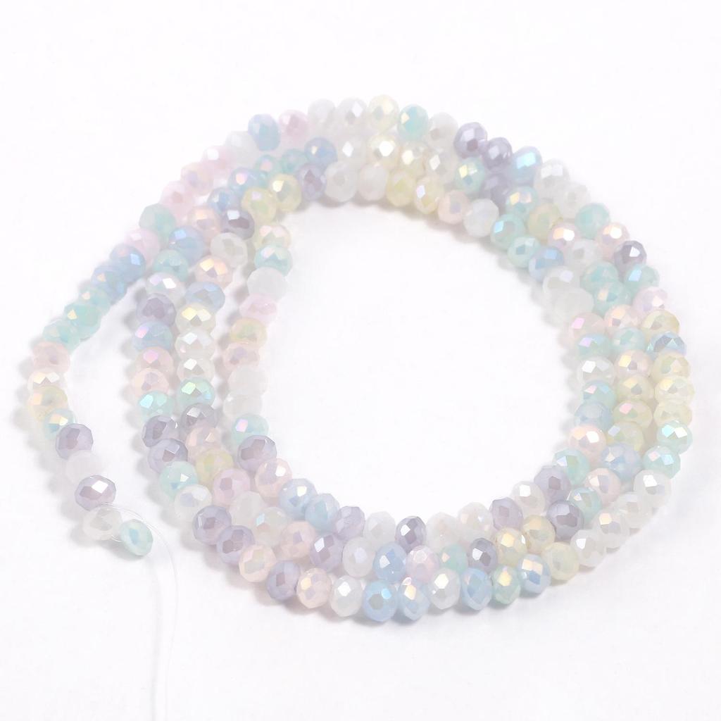 2x3mm Rondell Faceted Crystal Quartz Loose Waist Beads For Jewelry Making DIY Woman Charms Bracelet Necklace Earrings Accessorie