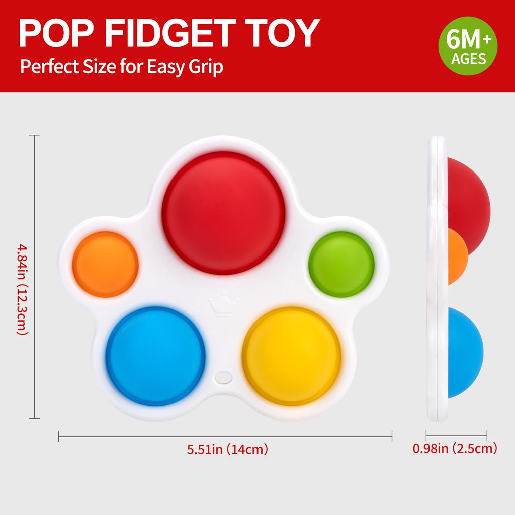 Zabawki na palce dla niemowląt Zabawki antystresowe Kolorowe zabawki sensoryczne Montessori dla niemowląt Wczesna edukacja Intensywny trening Zabawki typu fidget