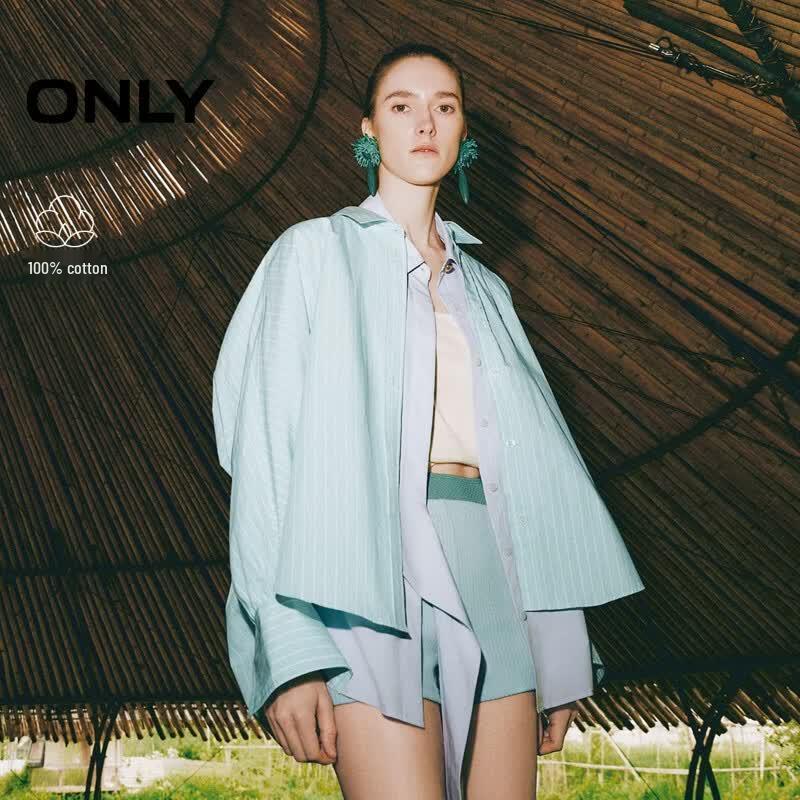 ONLY Women s Loose Fit Long Sleeve Commuter Shirt XS