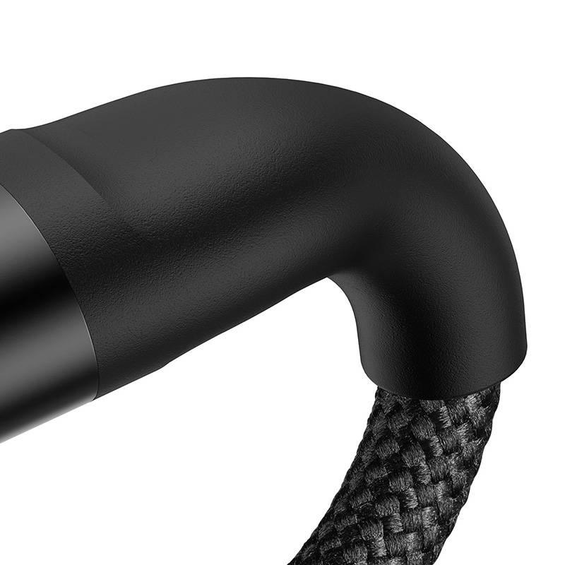 Kabel Usb 3W1 Baseus Flash Series 2, Usb-C + Micro Usb + Lightning, 100W, 1.5M (Czarny)