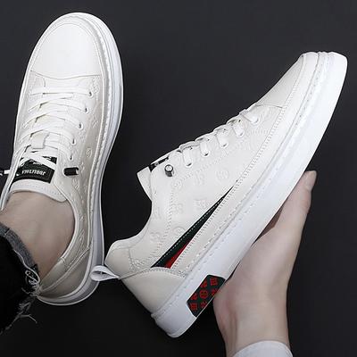 2025 New Fashion High-end Trend Casual Four-season Versatile Trendy Shoes Men's Board Shoes White Shoes Men's Casual Shoes