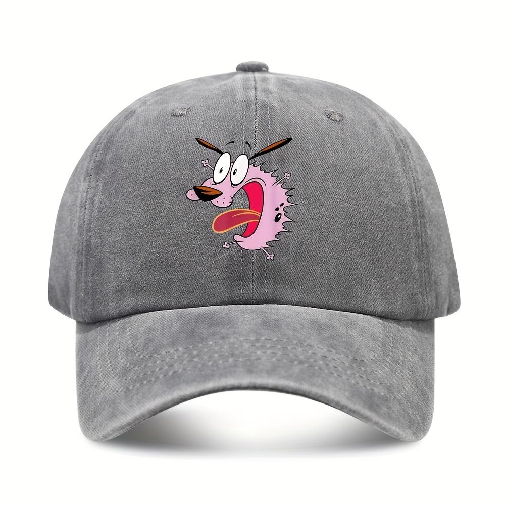 

Adjustable Snapback Baseball Cap Bold Brave Puppy Print Lightweight Breathable Unisex Summer Hat for Golf