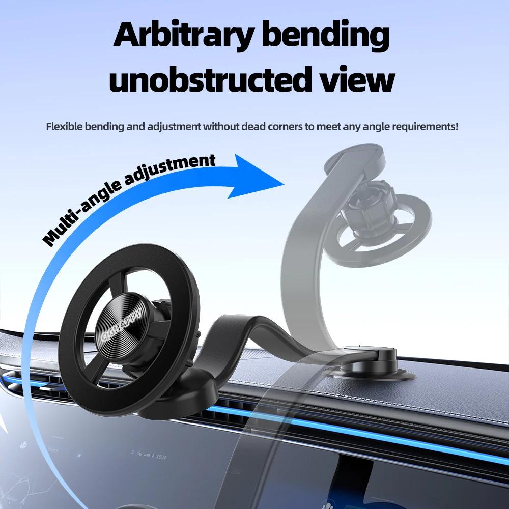 Magnetic Car Phone Holder 360 Rotate Magnet Car Mount GPS Smartphone Mobile Support in Car Bracket for IPhone Samsung Xiaomi