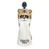 PU Leather Tiger Golf Cover Soft Golf Headcover Golf Protector Set Golf Club Covers  Women