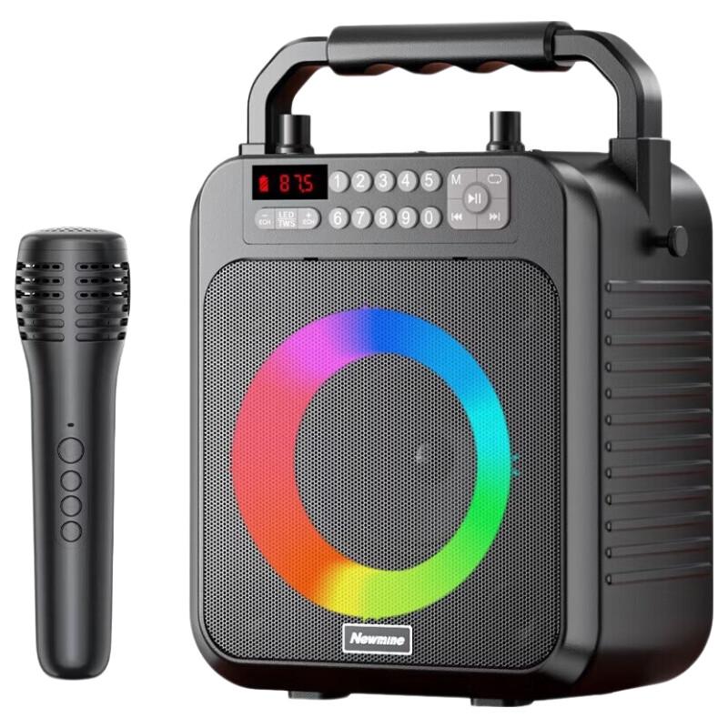 

Newmine K522 Portable HiFi Bluetooth Karaoke Speaker (CN version)