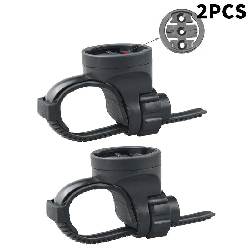 Handlebar Computer Mount with Secure Front Light Bracket for Bicycle GPS and Camera Holder Sturdy Support for Night Rides