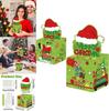 Grinch Themed Christmas Gift Box For Party Decor And Holiday Gift Giving