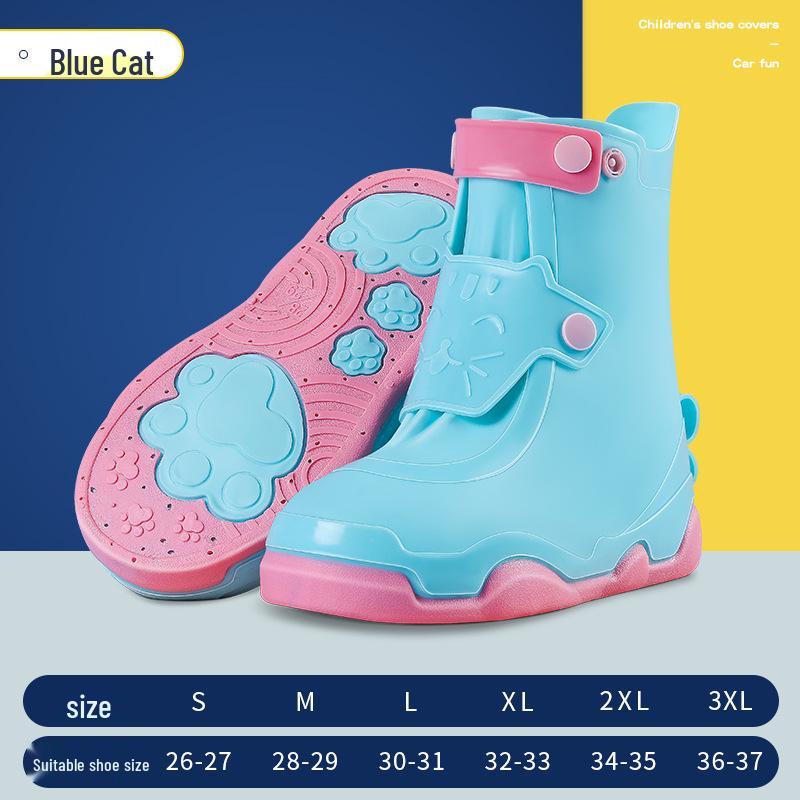 Waterproof Non-slip Silicone Rain Boot Covers for Kids & Adults
