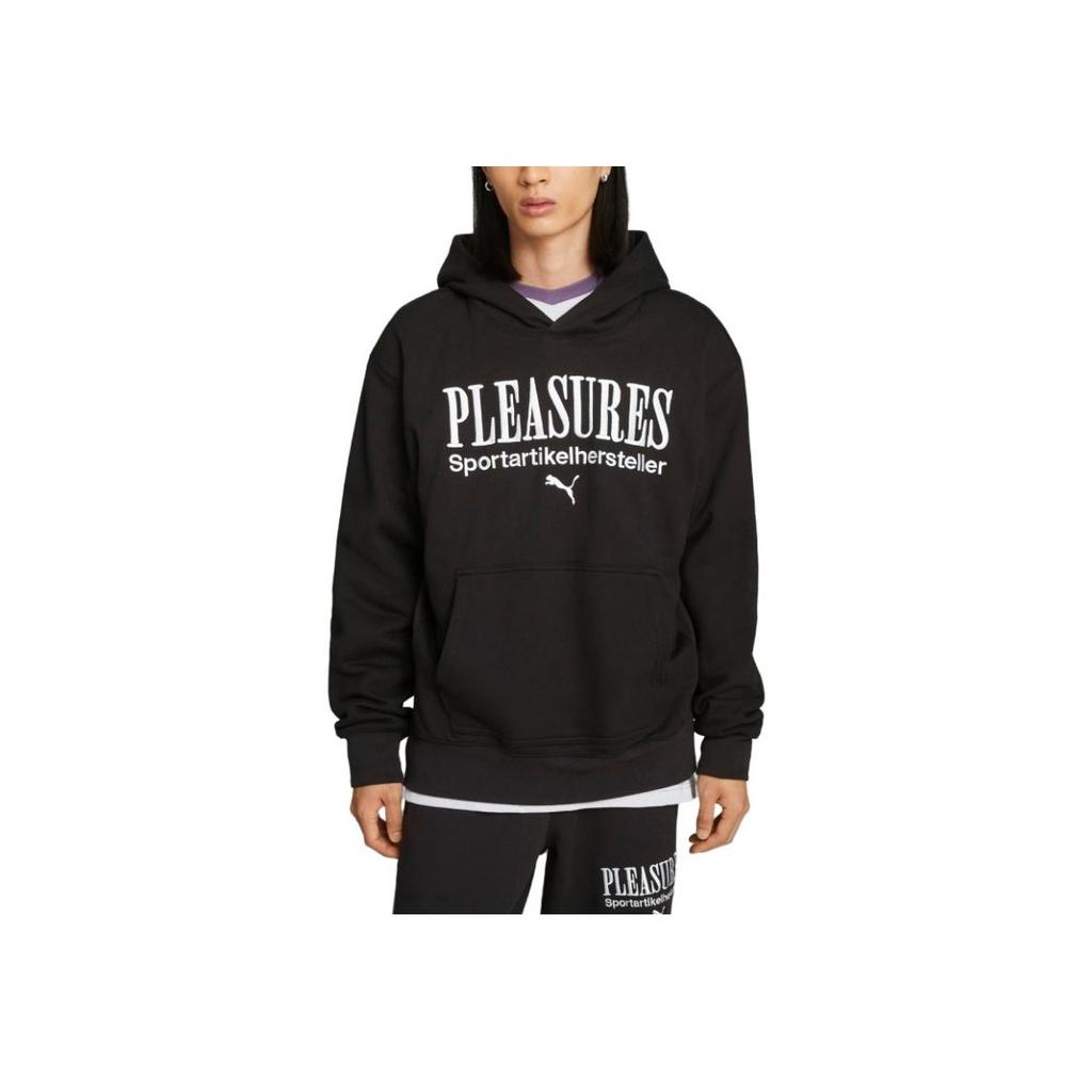 Puma x Pleasures Graphic Hoodie Black Men Tops 620879-01