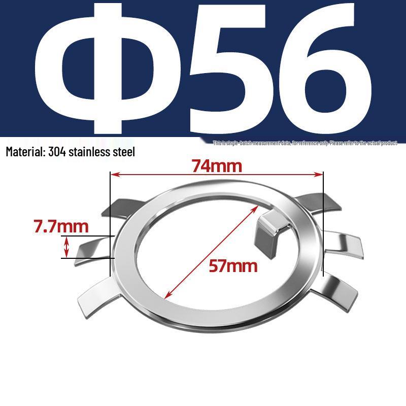 65MN Manganese 304 Stainless Steel Six-Claw Anti-Loosening Lock Nut Washer