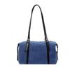 Solid Color Denim Tote Bag Korean Style Underarm Packs Cute Large Capacity Handbag  Women