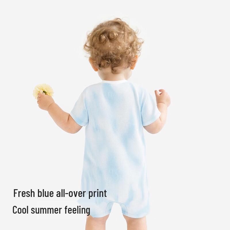 YEEHOO Baby Boy's Summer Short Sleeve Romper