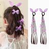 Süße Perücke Zopf für Kinder Mädchen Chic Schmetterling Schleife Kaninchen Ohr Kinder Perücke Zopf Haarband Haar Zubehör Kopfbedeckung Ornament