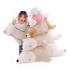 35/55CM Kawaii Dressed Polar Bear Stuffed Animals Big Size Super Soft Animal Cushion Sleeping Pillow Plush Toy Kid