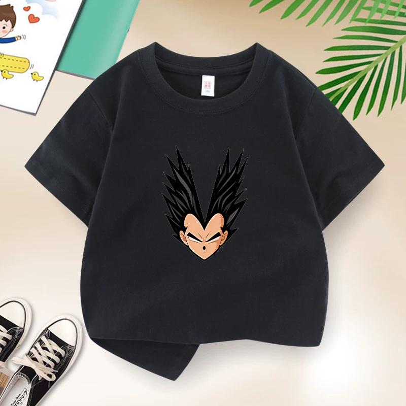 Dragon Ball Summer Childrens TShirt with DZ Letters Print Cute Casual Short Sleeve for Boys and Girls Suitable As A Gift