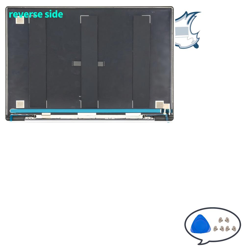Parts For MateBook 14 KLVL KLVL-WFE9 KLVL-WFH9 2020 14inch LCD Back Cover Palmrest Bottom Case Repair Gray