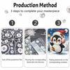 Pearl Painting 5D DIY Christmas Penguin Decorative Painting. Cute Birthday Gift. Handmade Art Painting