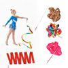 2M Art Gymnastics Ballet Dance Ribbon with Twirling Stick Kid Sport Performance Stage Gym Dance Rhythmic Show Prop