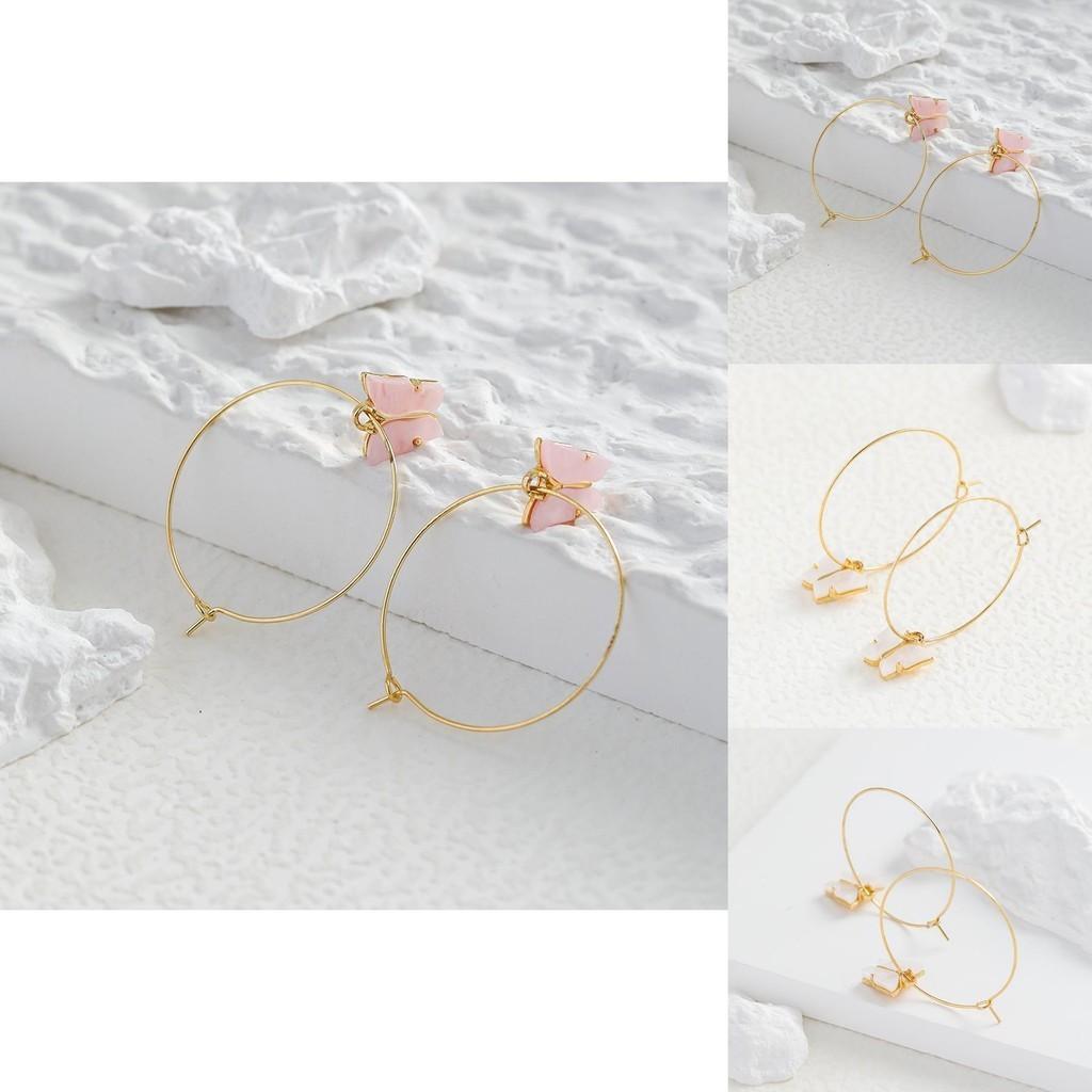 Unique Stylish And Butterfly Earrings Womens Geometric Jewelry Alloy