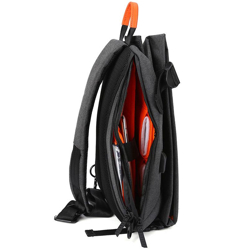 Korean Style Men's Crossbody Chest Bag – Fashionable, Multifunctional, Casual Shoulder Bag Backpack