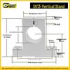 Aluminum Vertical Shaft Support Block Bracket SK Series (Sizes: 8-50)
