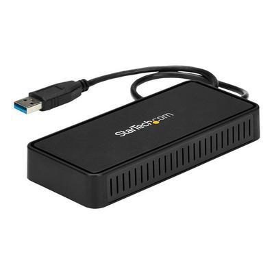 STARTECH Station d'accueil USB 3.0 double affichage DisplayPort 4K 60Hz pour PC portable - 2x DP 4K 60Hz ou 1x DP 5K 60Hz