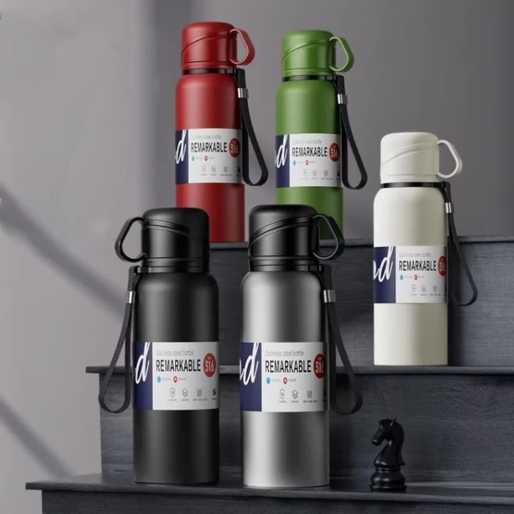 Large Capacity Insulated Cup Stainless Steel Outdoor Water Bottle Gifts Water Bottles