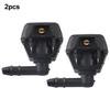 Replacement Nozzle Front Washer Jet Car Wash 2-Piece Set OE Part Number 6438J0 Direct Replacement Easy tallation For Doblo