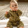 Trendy Newborn Baby Clothes Fashionable Print Jumpsuit Daily Bodysuit Cotton Infant Sleepwear for Toddlers 0-24 Months 66-90