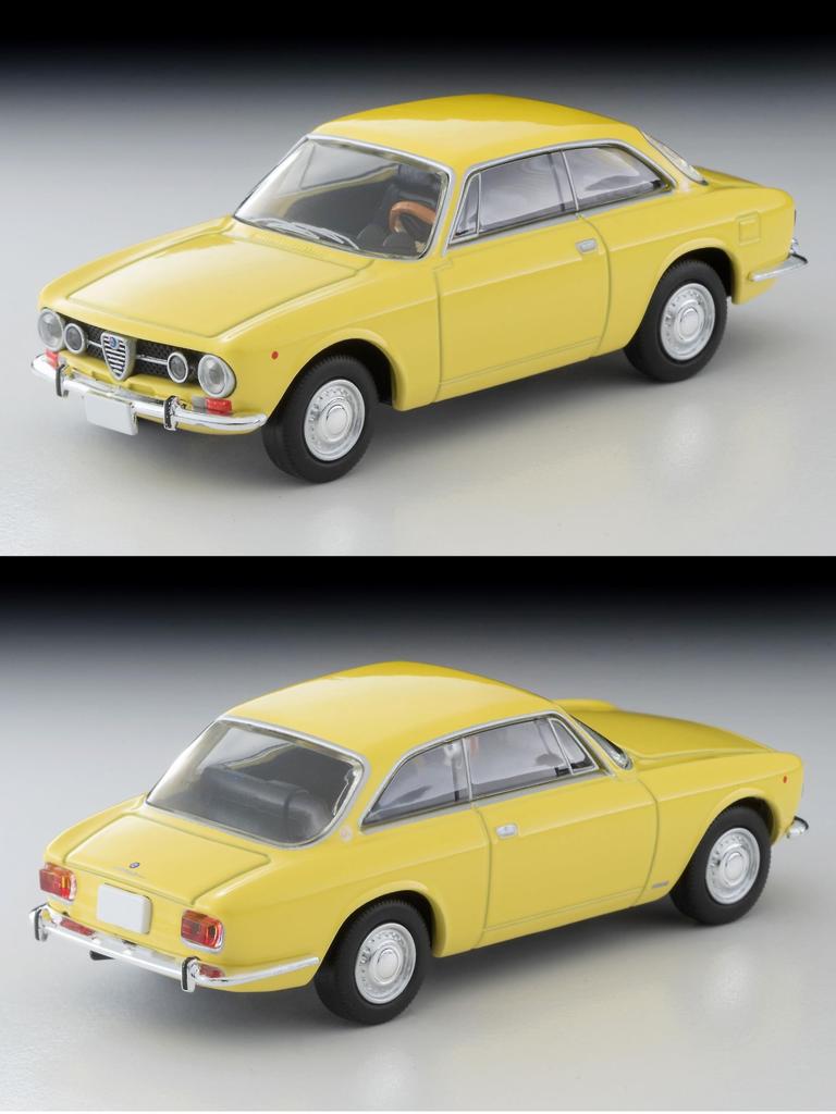 TOMYTEC Tomica Limited Vintage LV-155c Alfa Romeo 1750GTV (Yellow) Completed Model