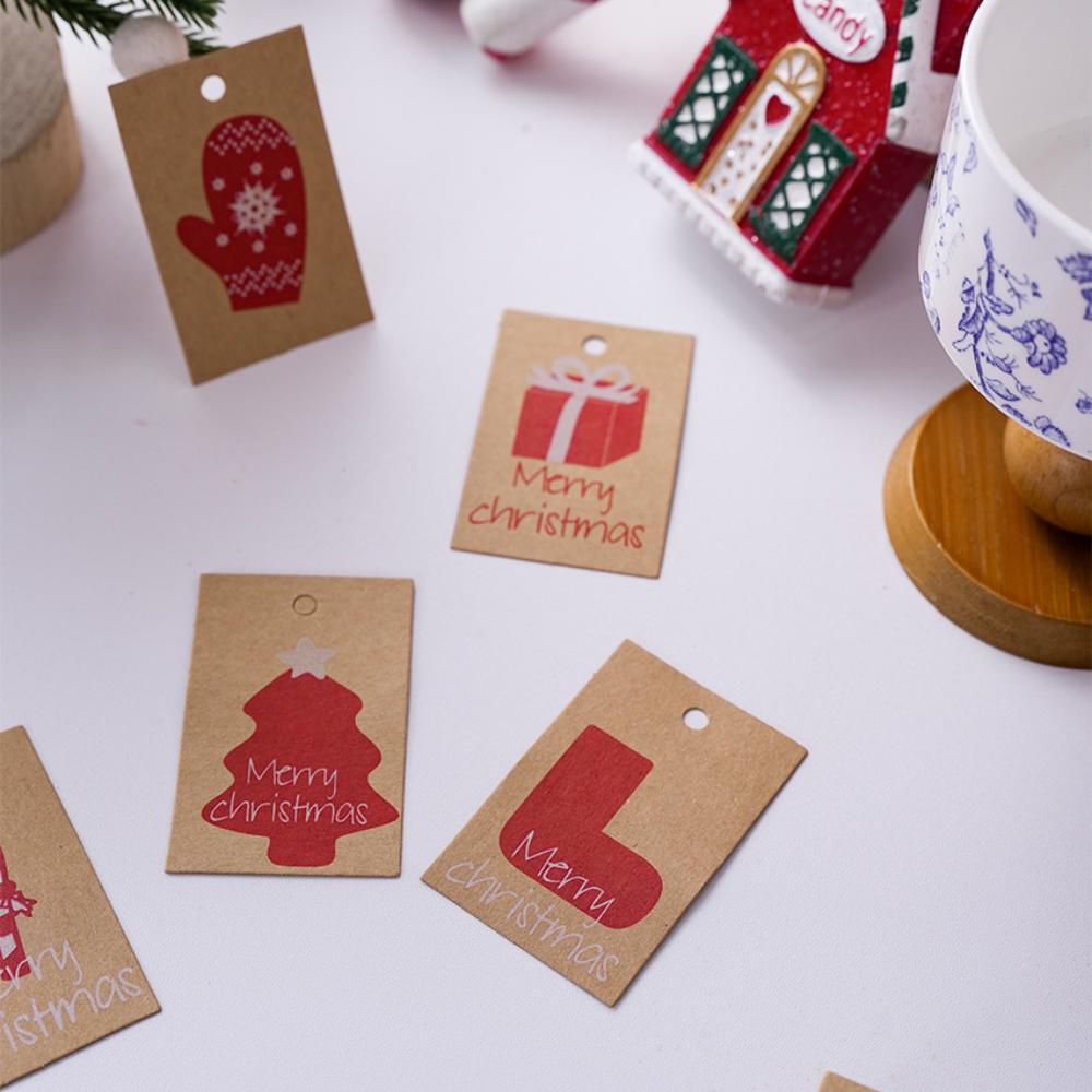 Kraft Paper Tags Handmade Diy Decoration Tags Christmas Packaging Tags Cute For Christmas Party Festival Crafts Decoration