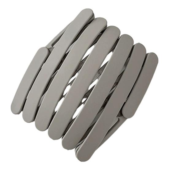 

Women Headband Foldable Stretchy Portable Travel Hair Hoop Pure Color Anti-slip Teeth Bang Headband Versatile Hair Accessory