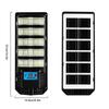 Éclairage public solaire 400W Extérieur, Lumière de sécurité LED à détecteur de mouvement, Télécommande, Éclairage mural solaire étanche pour jardin, cour, sentier