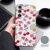 Lovely Cherry Fruits Print Case For Samsung A18 A57 A37 A17 A56 A36 A26 A16 A55 A35 A25 A15 A54 S21 FE S22 S23 S24 Plus S25 S26 Ultra Soft Cover