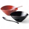 Set of 2 Lacquerware Made In Japan J-kitchens Hand-painted Plates, PID-529876,