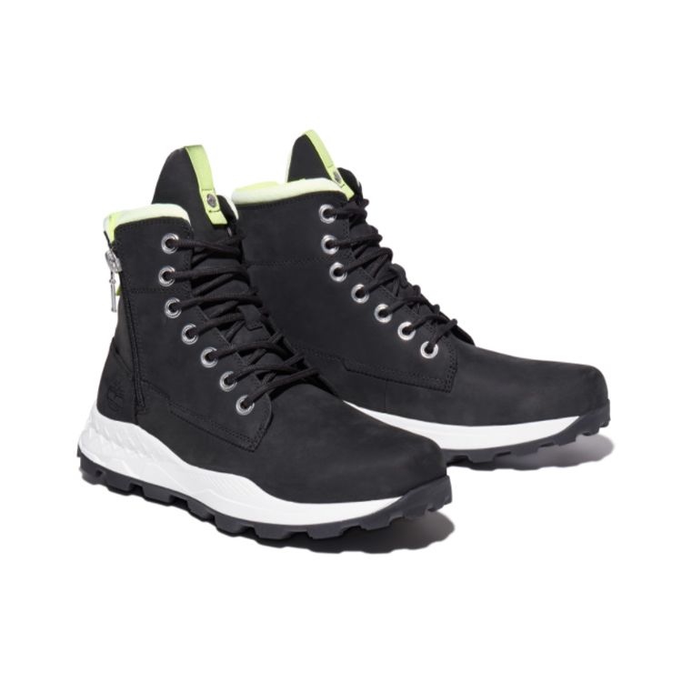 Timberland Brooklyn Series Warm Durable Comfortable Versatile Short Outdoor Boots Men boots Black A2HV7001