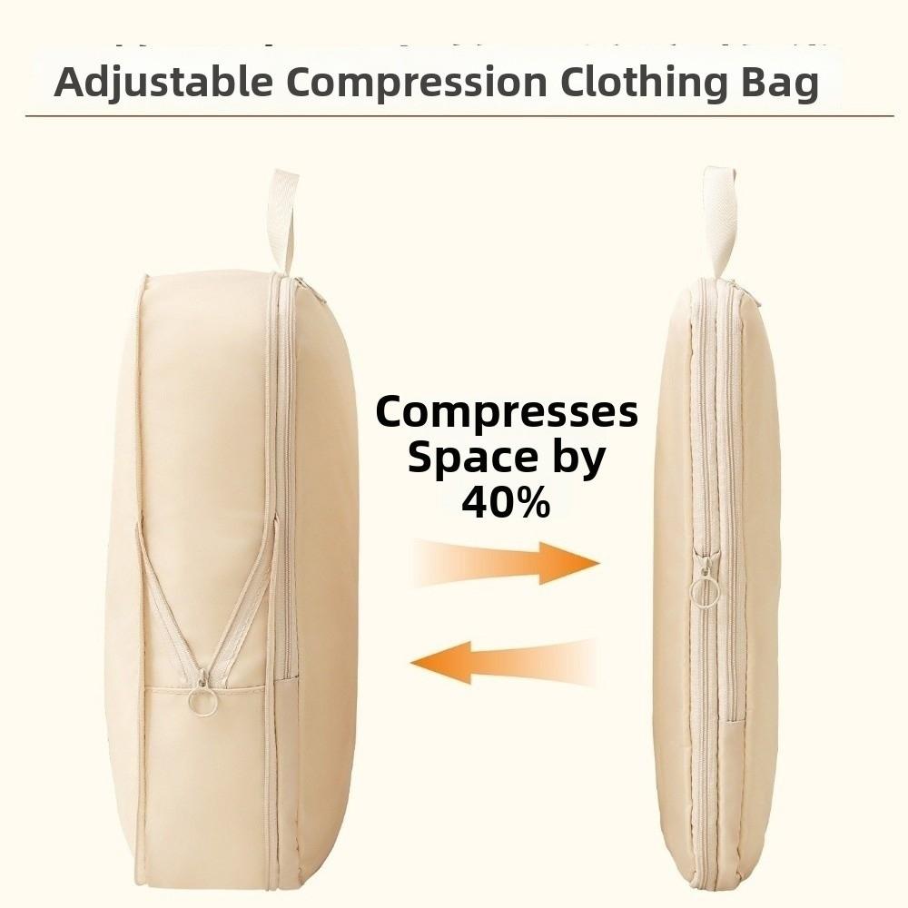 6Pcs/Set Washable Luggage Compression Bag Large Capacity Packing Cubes Set  Wardrobe Organization