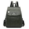 Mochila para Mujer Gran Capacidad Bolso de Viaje Suave de PU Tendencia de Moda Estudiante Mochila Antirrobo de Imitación Piel de Oveja