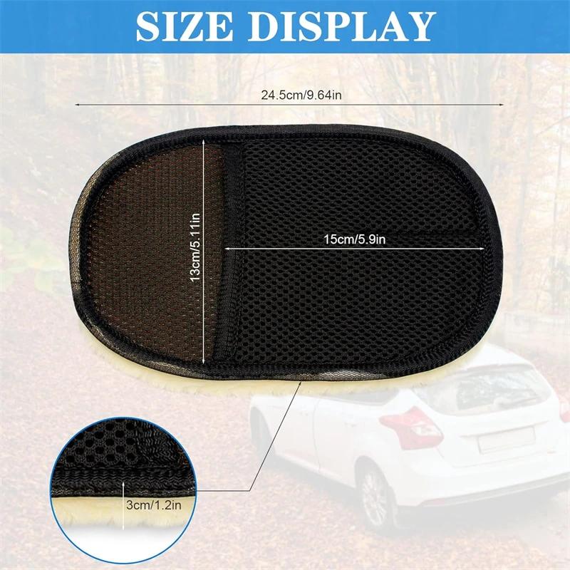 Gant Éponge De Nettoyage De Voiture, Polissage De Voiture, Gant De Lavage, Gants De Lavage En Microfibre Pour La Cuisine Automobile, Nettoyeur